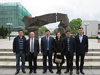 Delegates from Southwest University tour around the campus of CUHK
